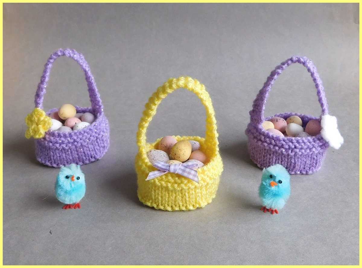 Free easter knit dishcloth patterns