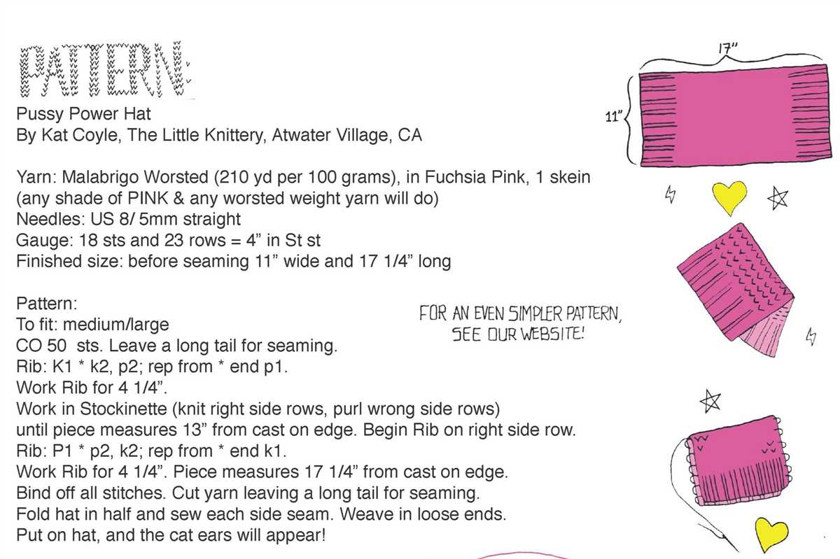 Free easy knit hat pattern straight needles uk