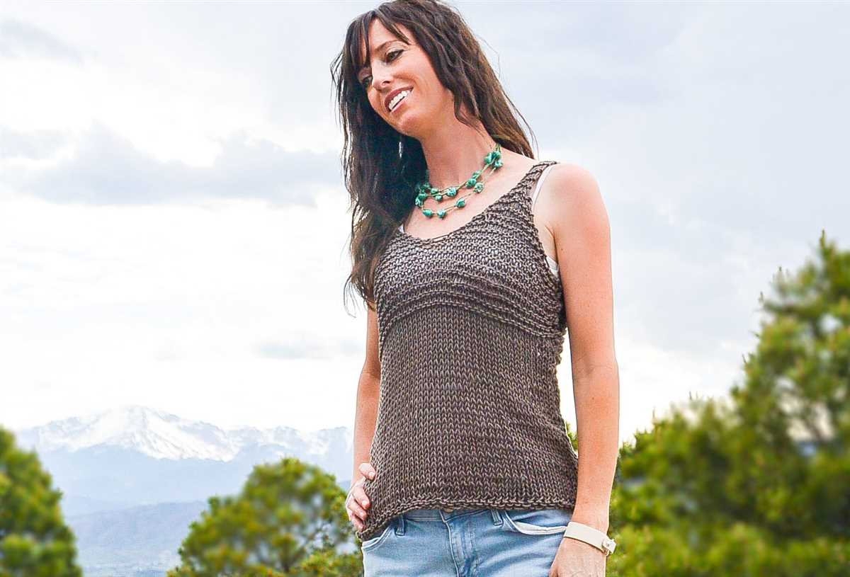 Free easy knit patterns for tank top