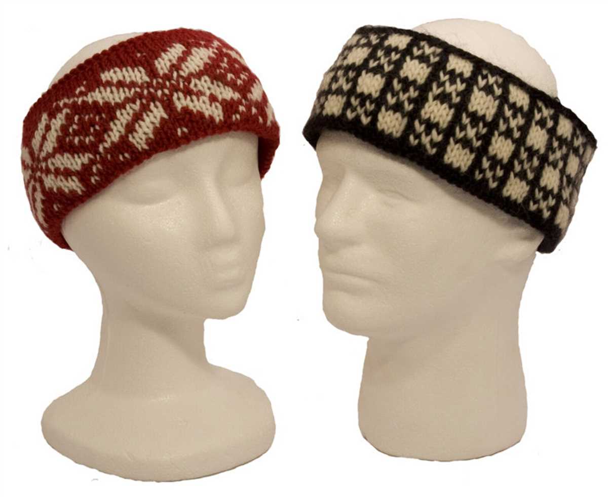 Free fair isle headband knitting pattern