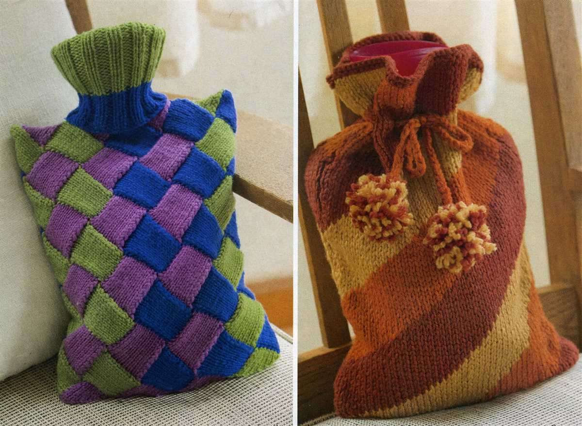 Free hot water bottle knitting pattern