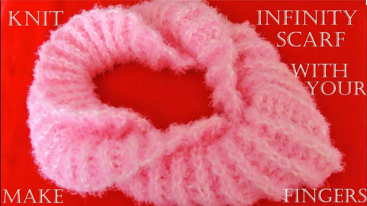 Free infinity scarf knitting pattern with circular needles