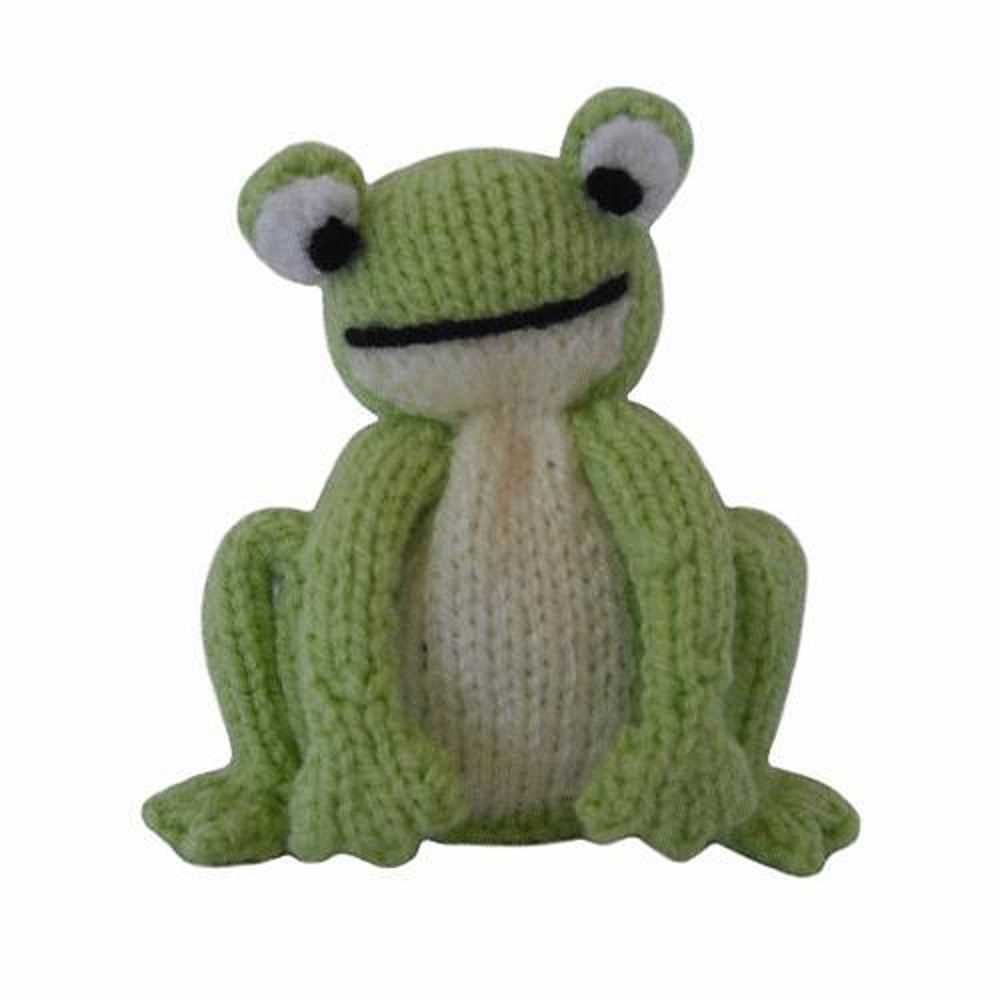 Free knit frog pattern