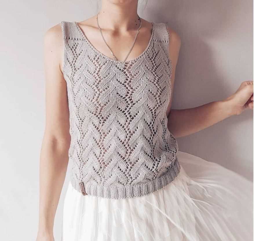 Free knit tank top pattern