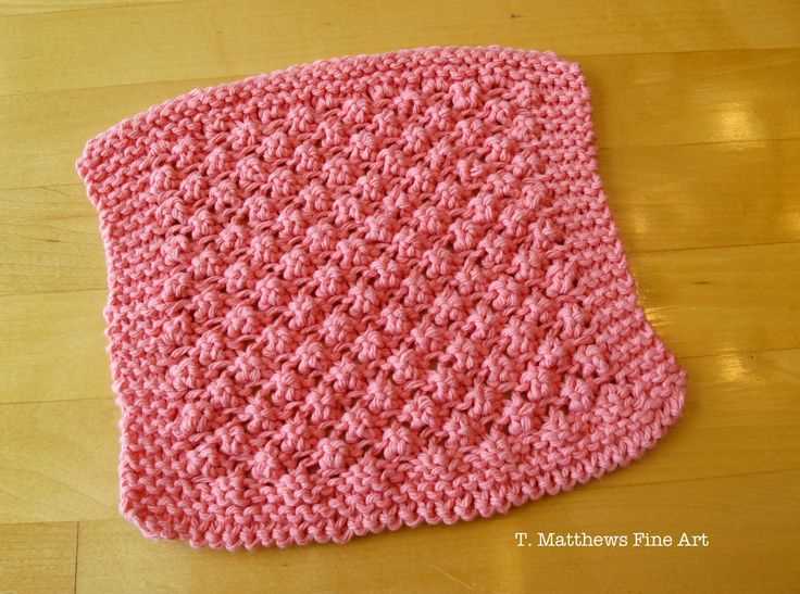 Free knitted angel dishcloth pattern