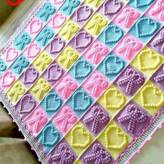 Free knitted bear rug pattern