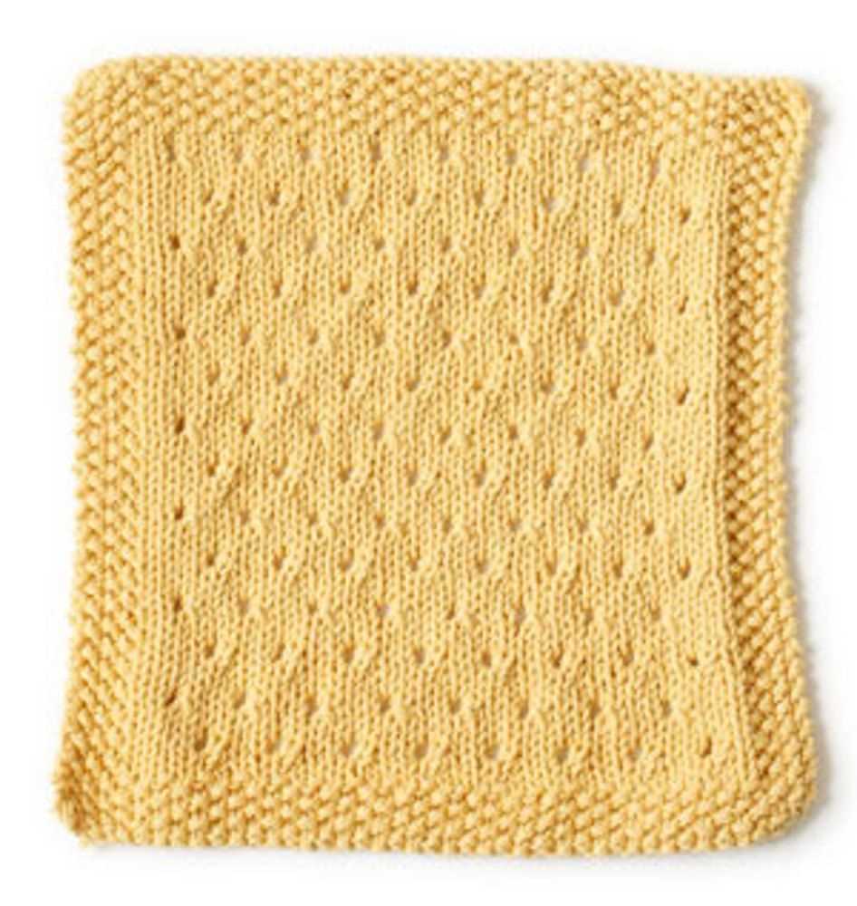 Free knitted cotton dishcloth patterns