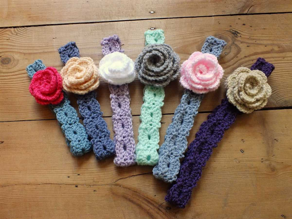 Free knitted flower headband pattern