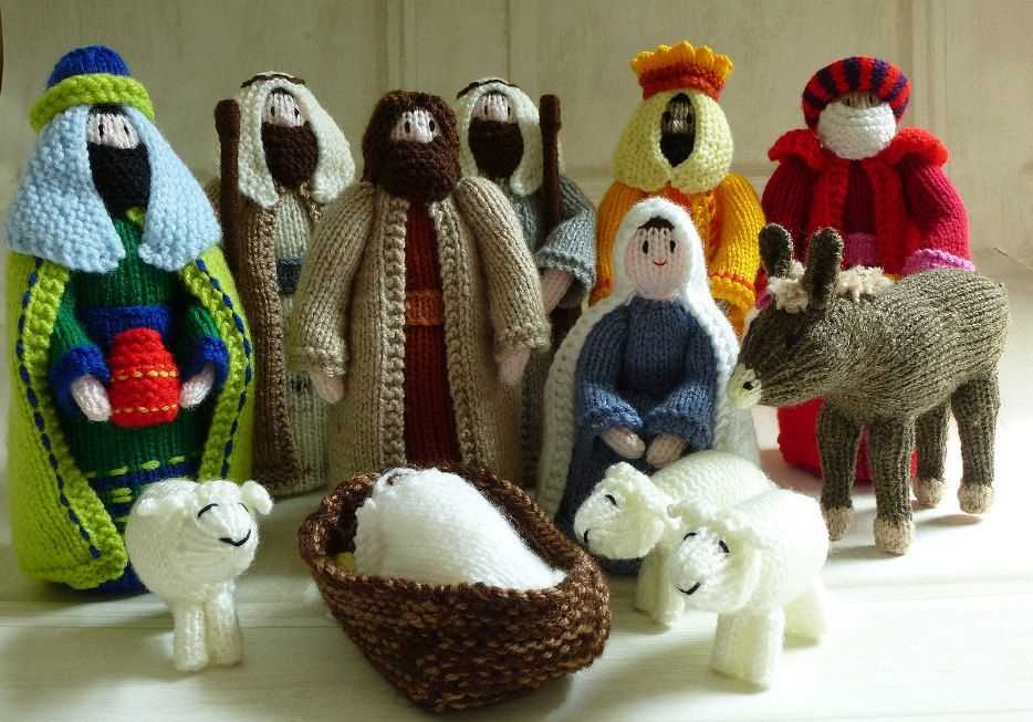 Free knitted nativity pattern