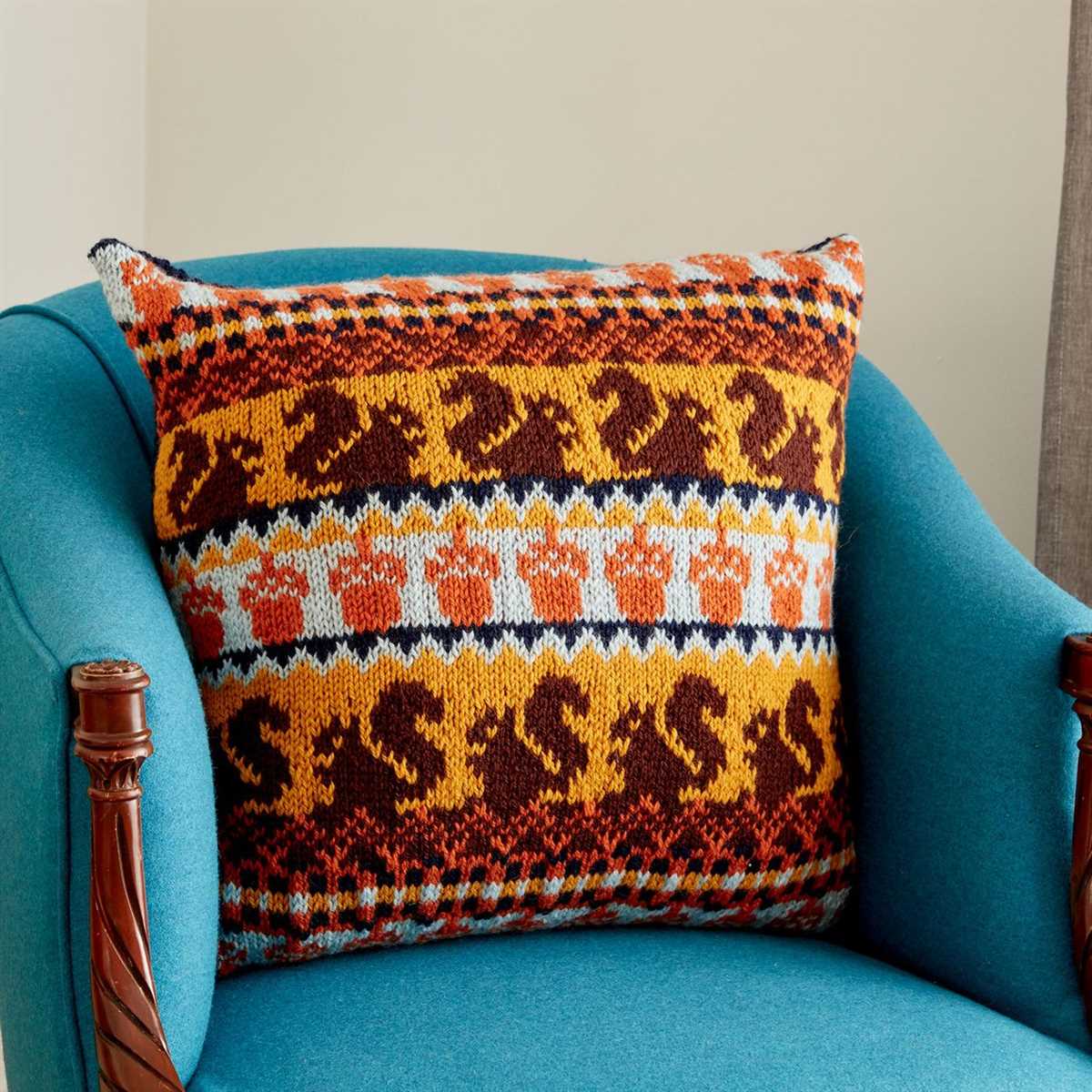 Free knitted pillow patterns