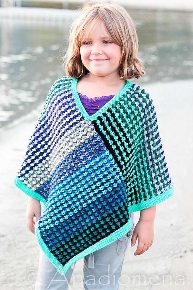 Free knitted poncho patterns for adults