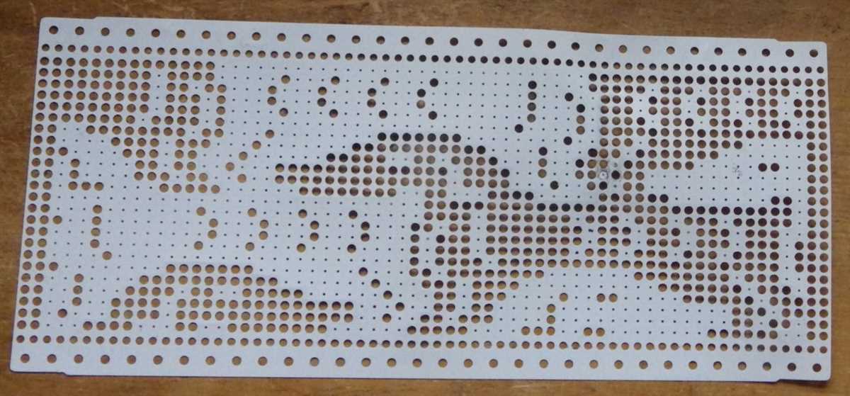 Free knitting machine punch card patterns