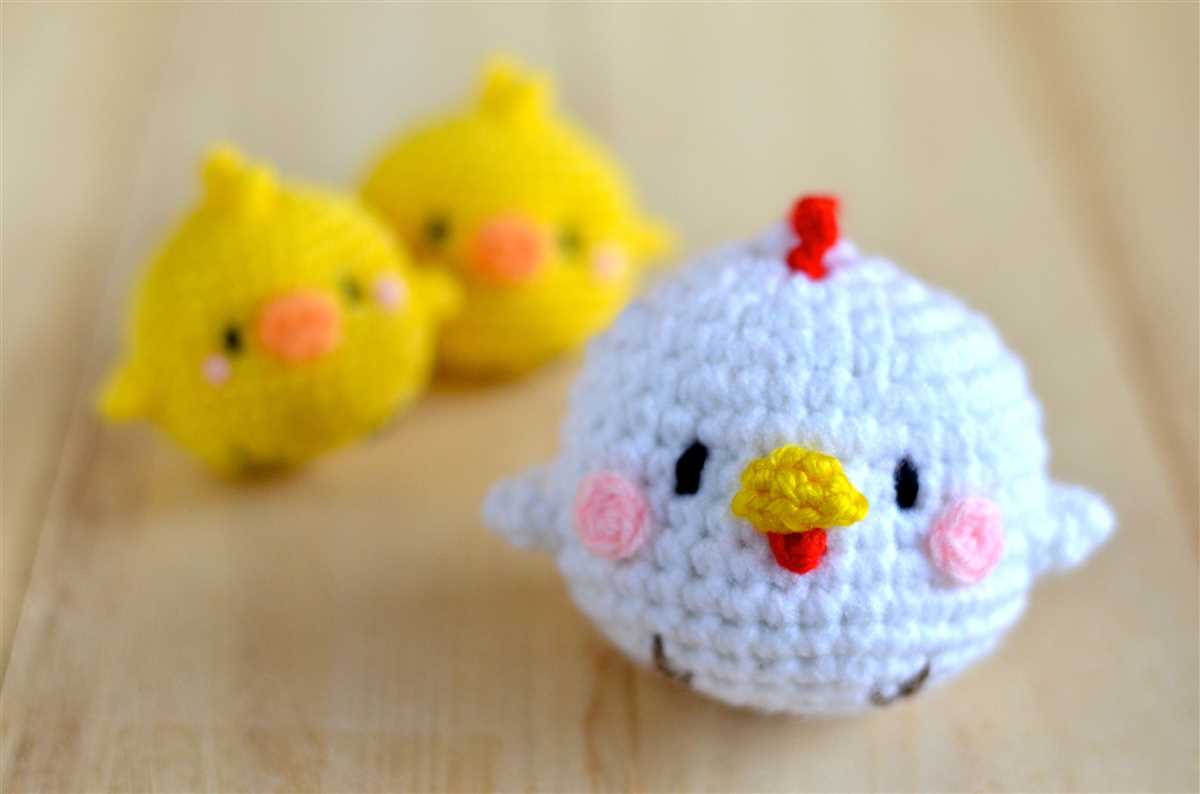 Free knitting pattern easter chick