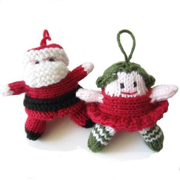 Free knitting pattern for christmas tree angel