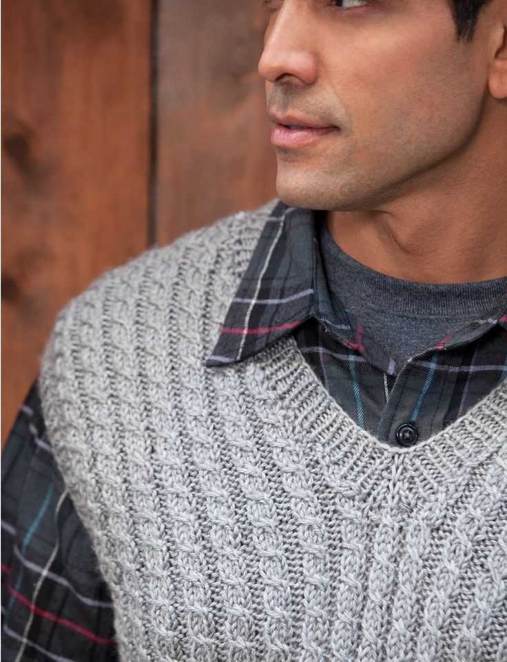 Free knitting pattern for mens sweater vest