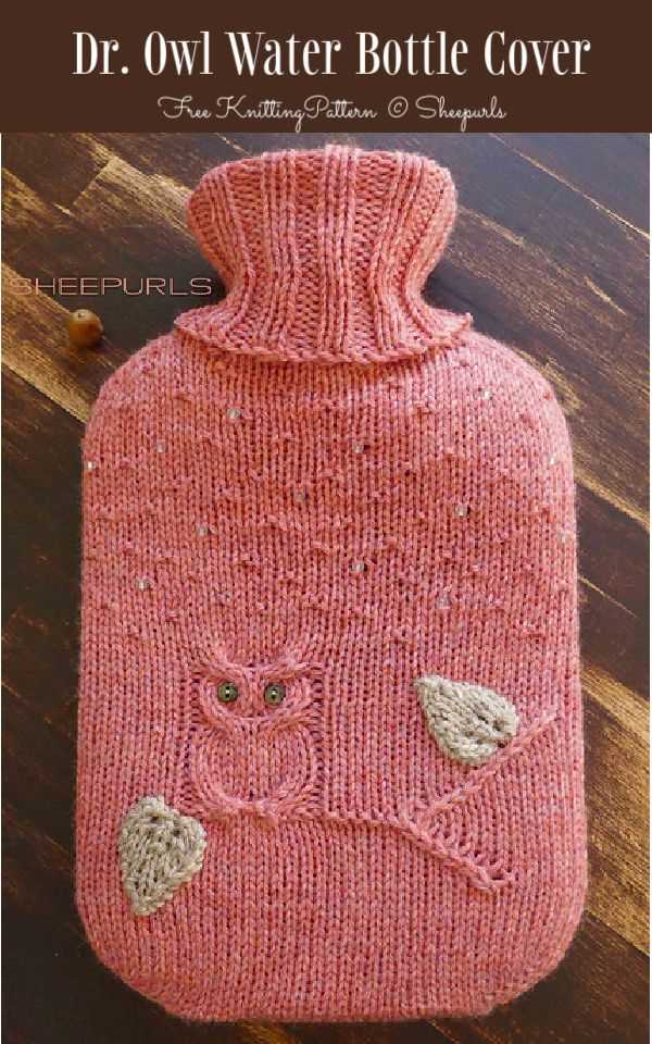 Free knitting pattern hot water bottle