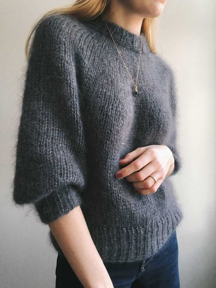 Free knitting pattern mohair sweater
