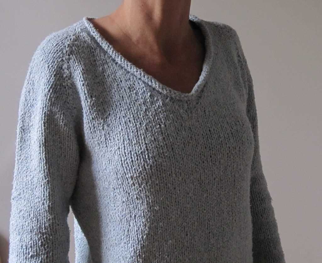 Free knitting pattern sweater top down