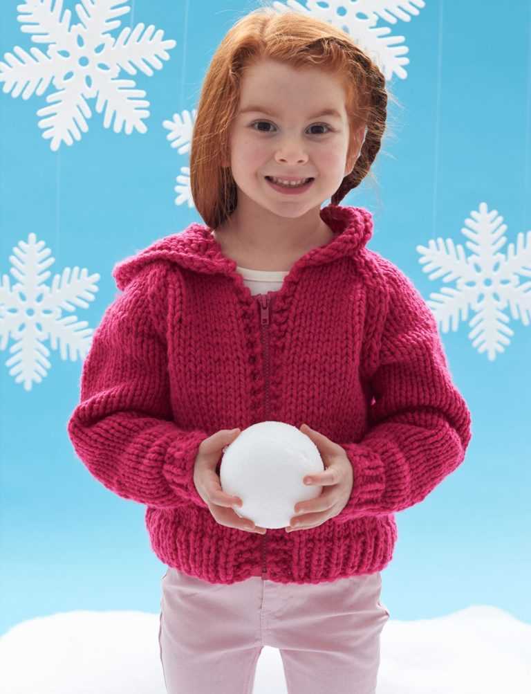 Free knitting patterns for childrens hooded cardigans
