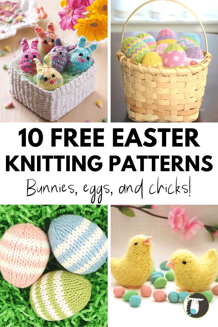 Free knitting patterns for easter chicks