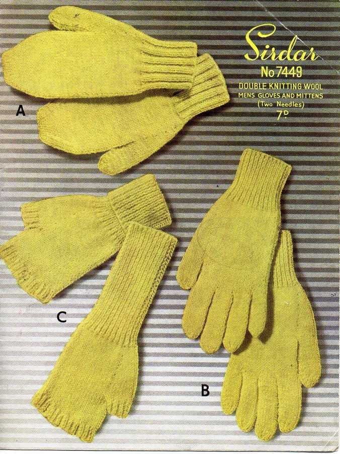 Free knitting patterns for fingerless mittens on 2 needles