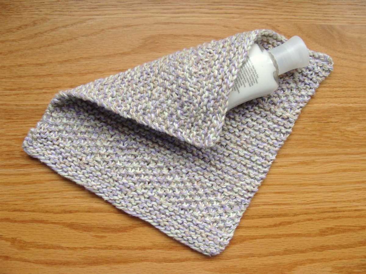Free knitting patterns for washcloths and dishcloths