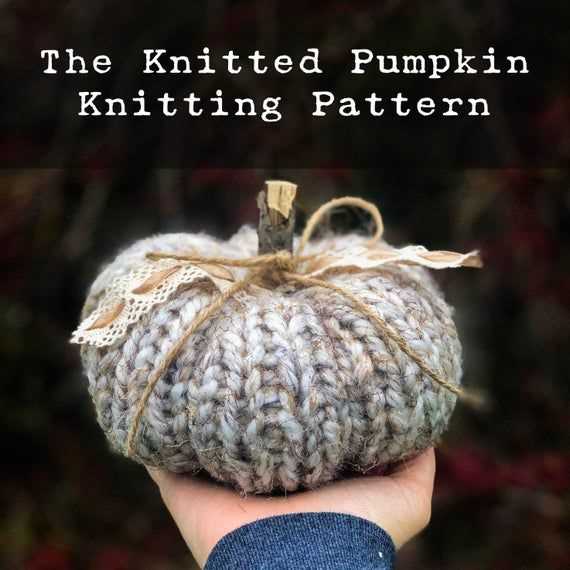 Free knitting pumpkin patterns
