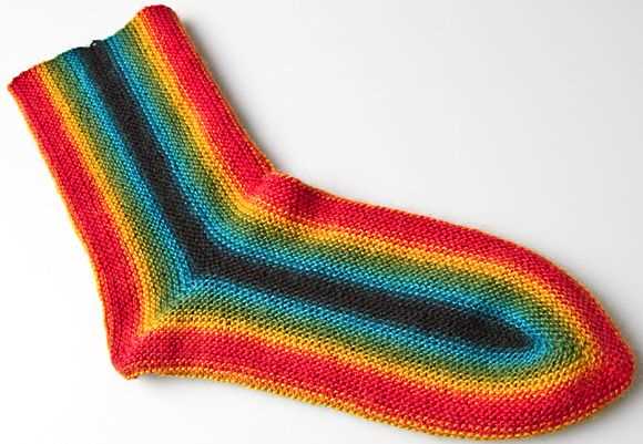 Free pattern for knitting socks on two circular needles