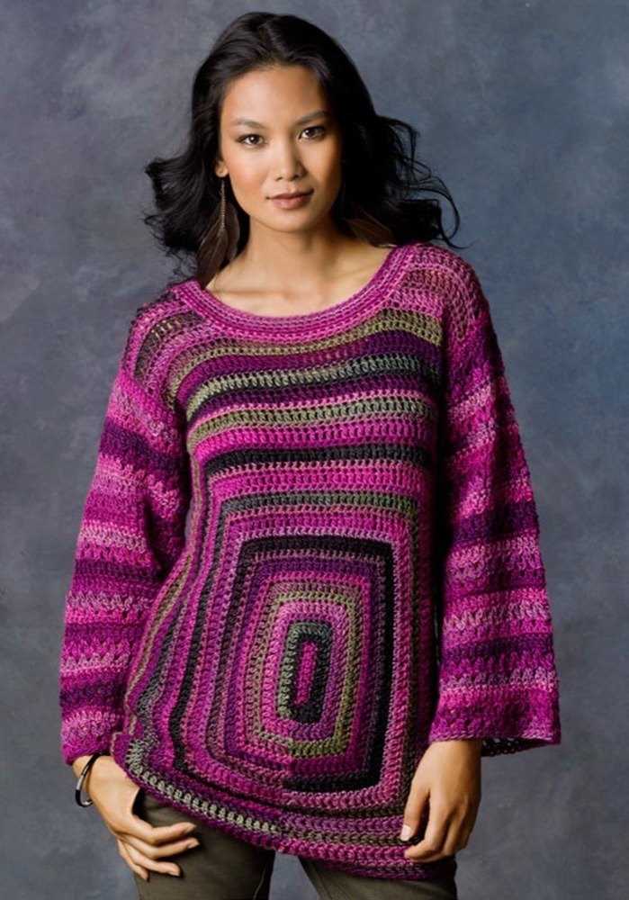 Free plus size sweater knitting patterns