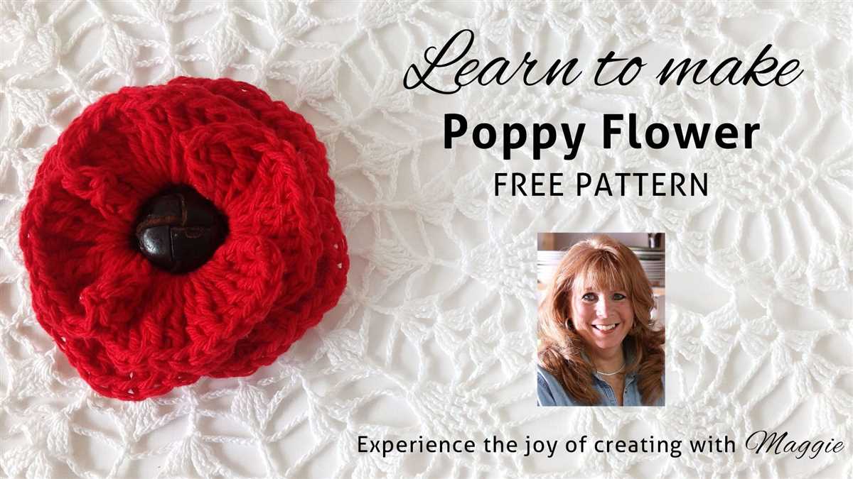 Create Your Own Beautiful Poppy Knitting Pattern for Free Free poppy knitting pattern