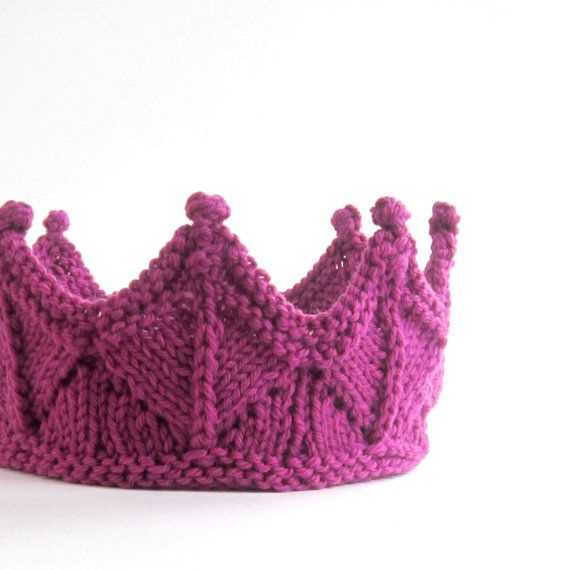 Free princess crown knitting pattern