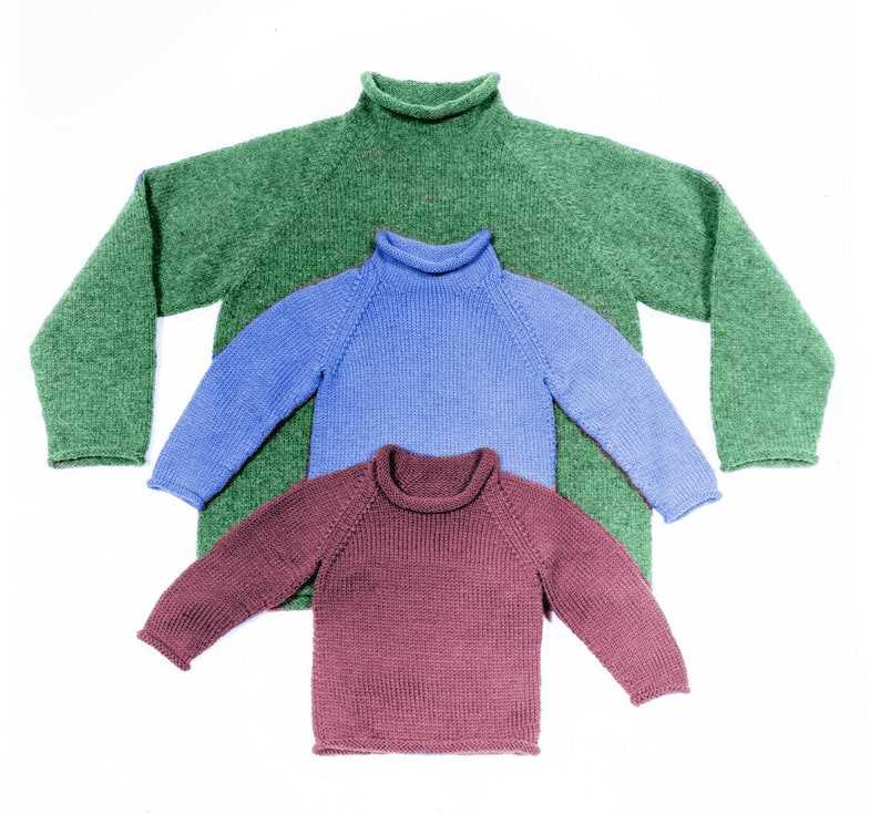 Free raglan sweater knitting pattern