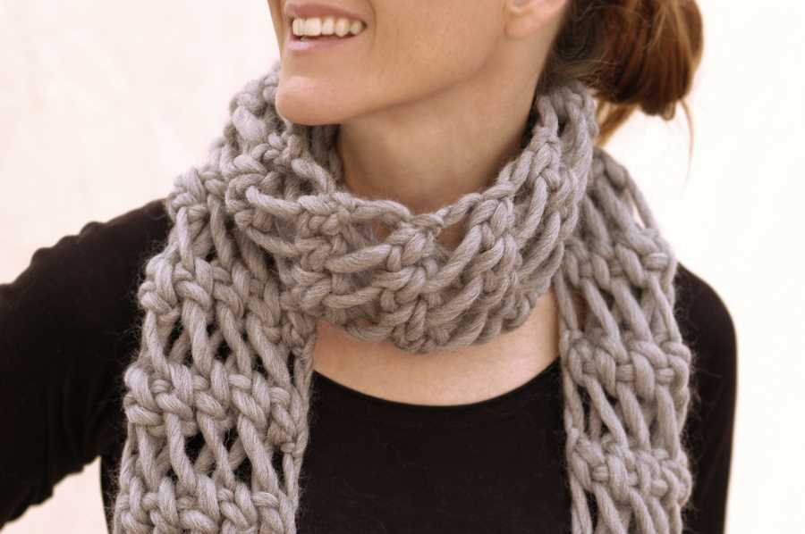 Free scarf knitting patterns bulky yarn