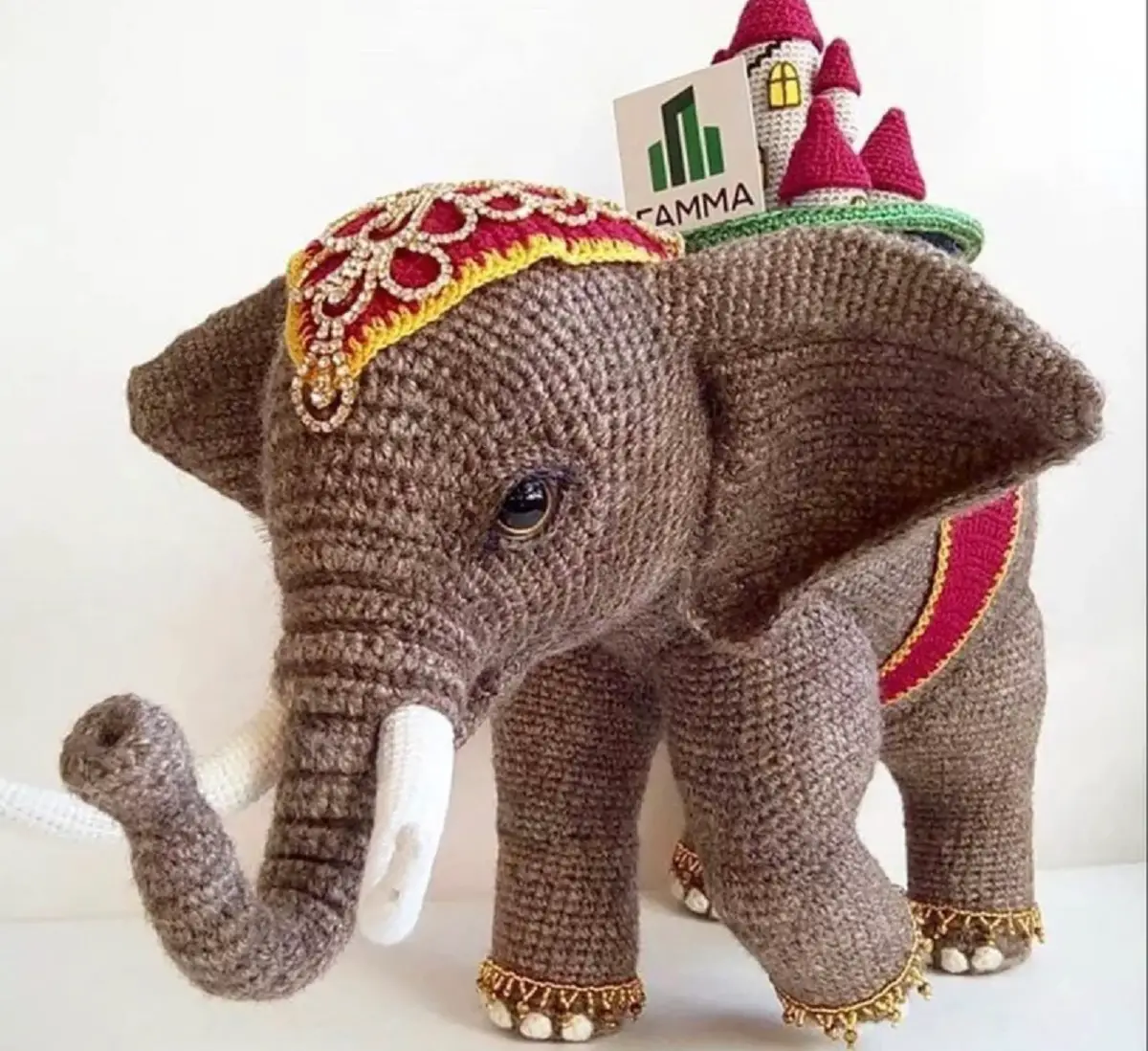 Free small elephant knitting pattern