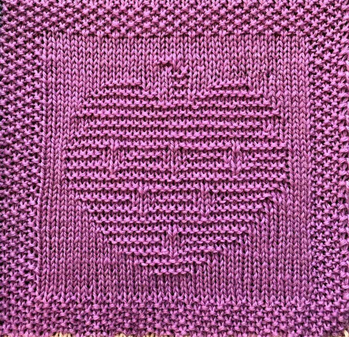 Free square knitting patterns