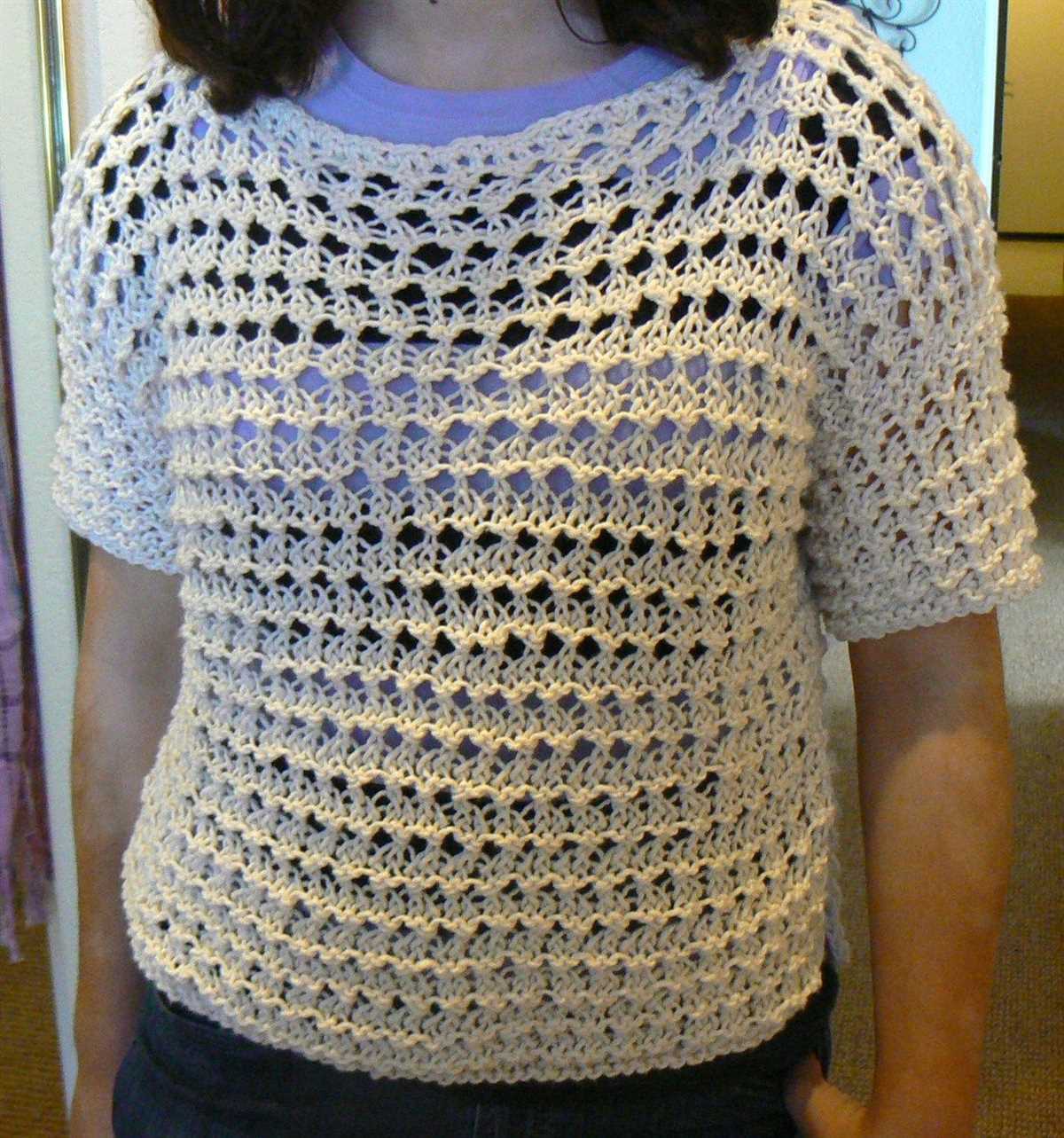 Free sweater knitting patterns for beginners