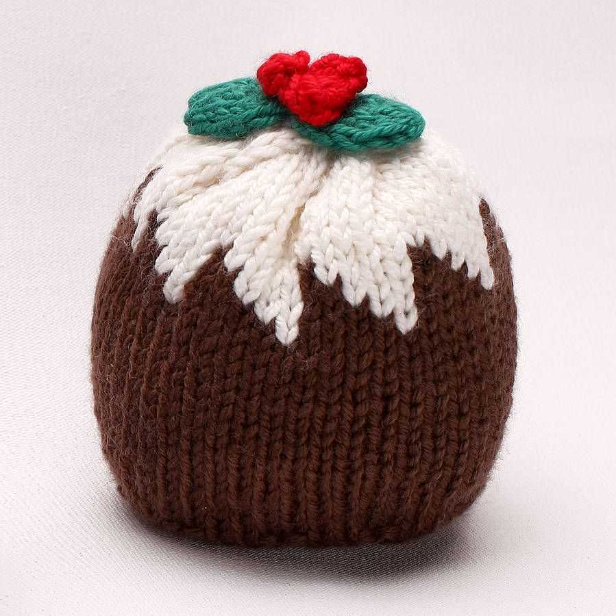 Free xmas pudding knitting pattern