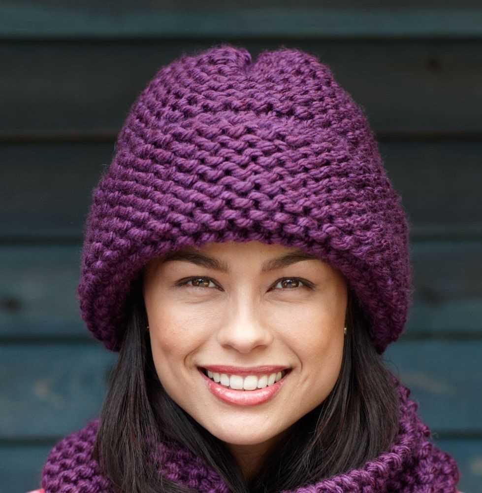 Free beginner hat knitting patterns