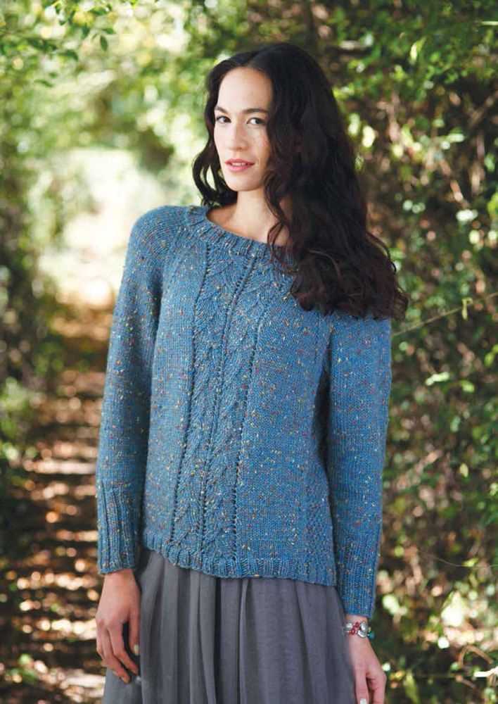 Free boat neck jumper knitting pattern