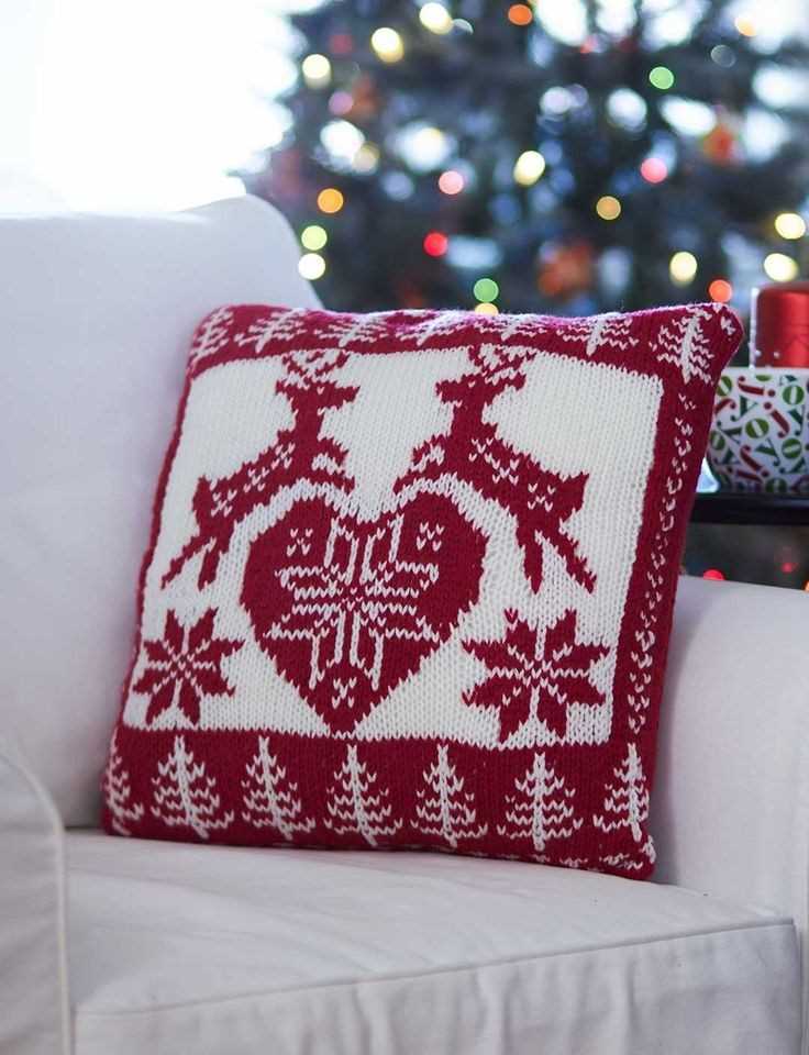 Free christmas blanket knitting patterns