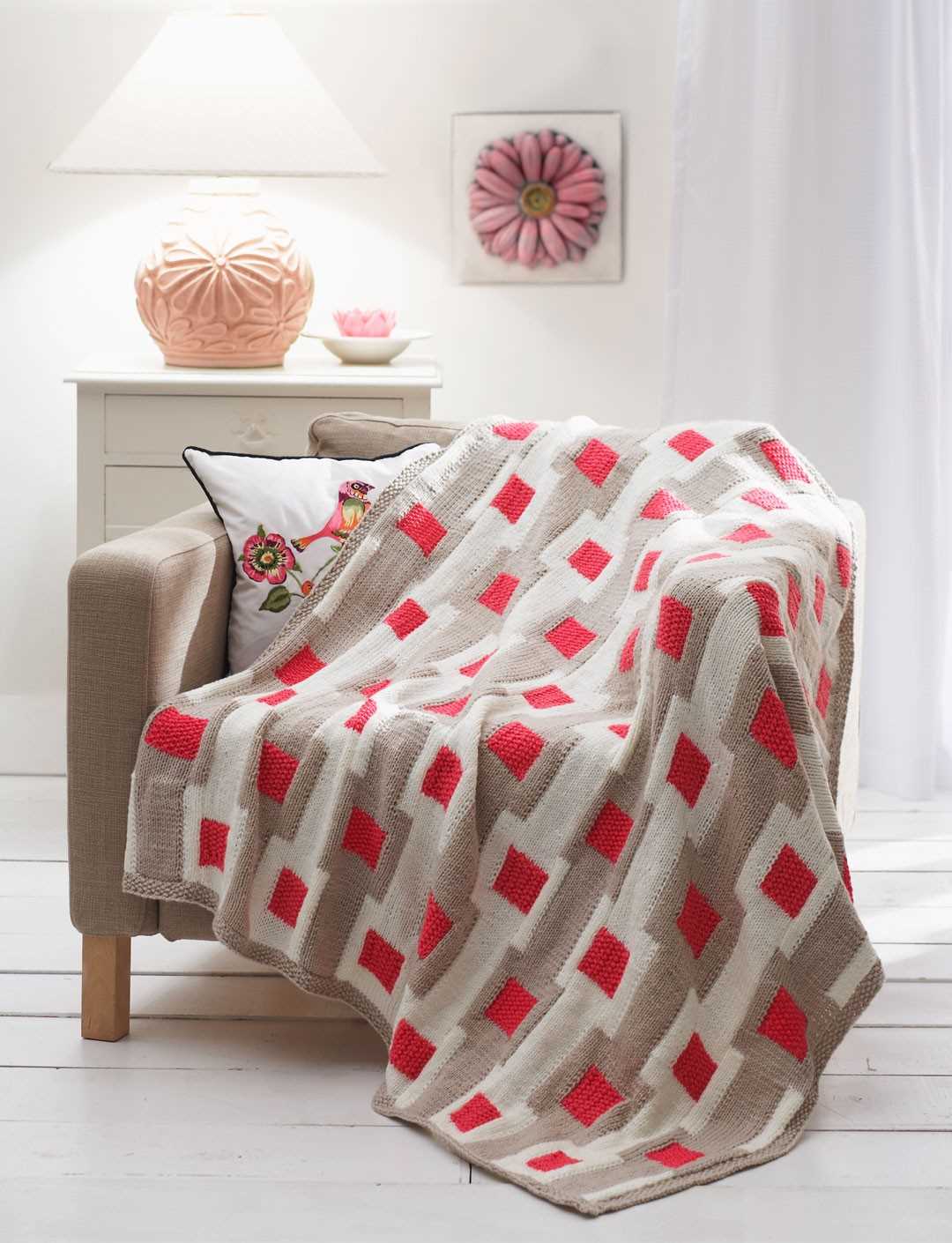 Free christmas blanket knitting patterns