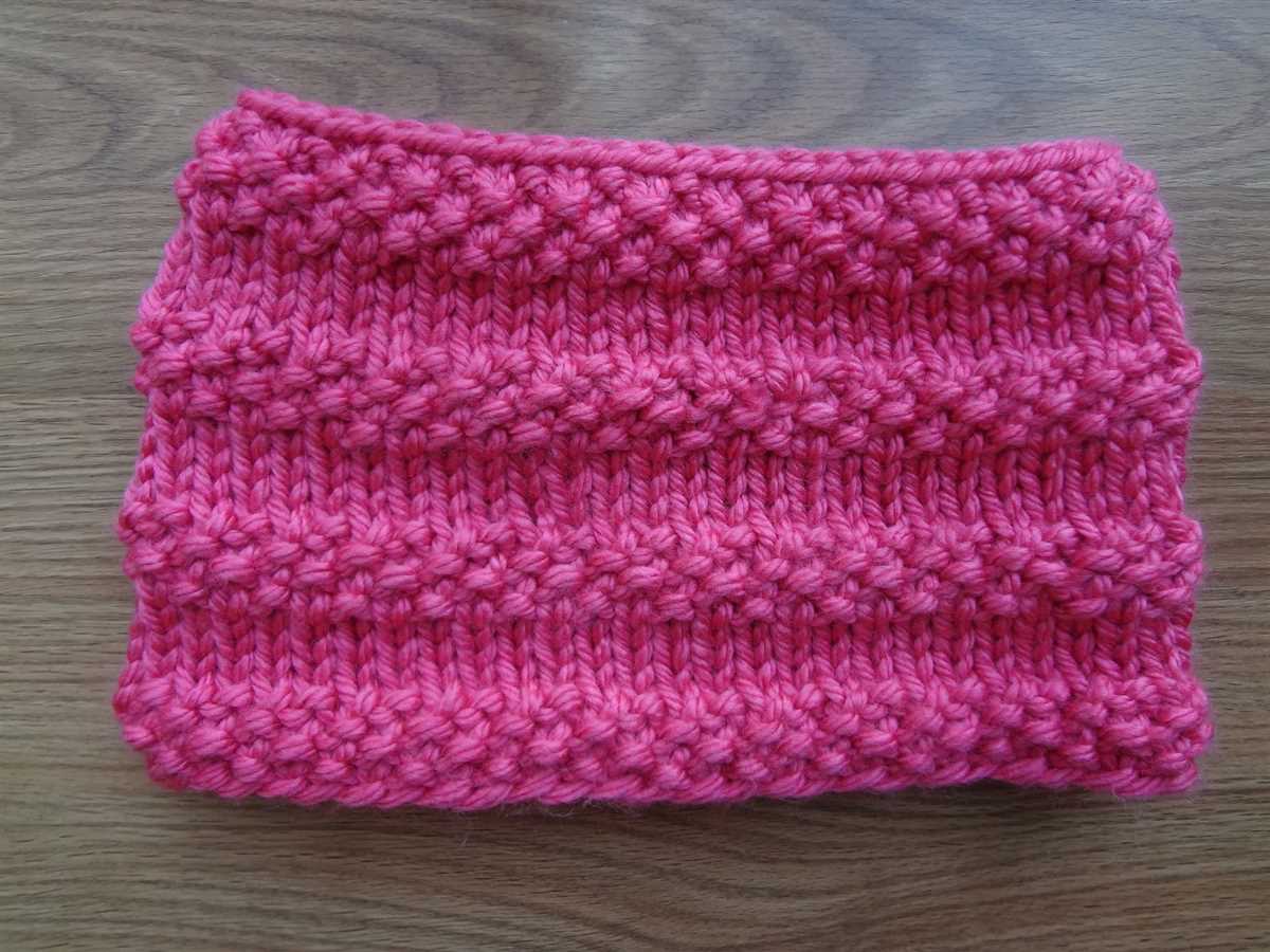 Free easy cowl knitting patterns