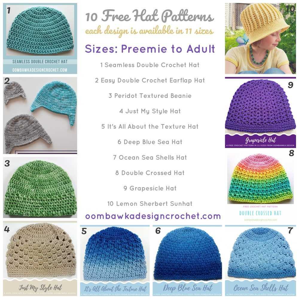 Free easy knit hat patterns