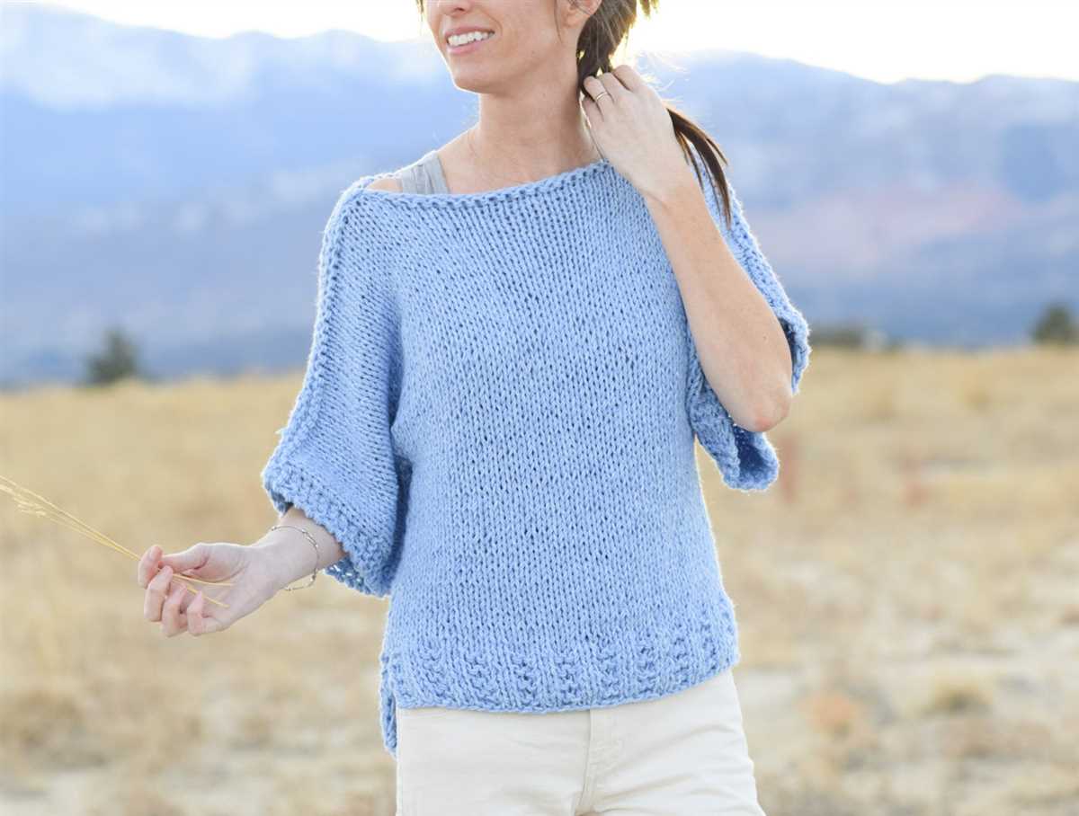 Free easy knit ruana pattern
