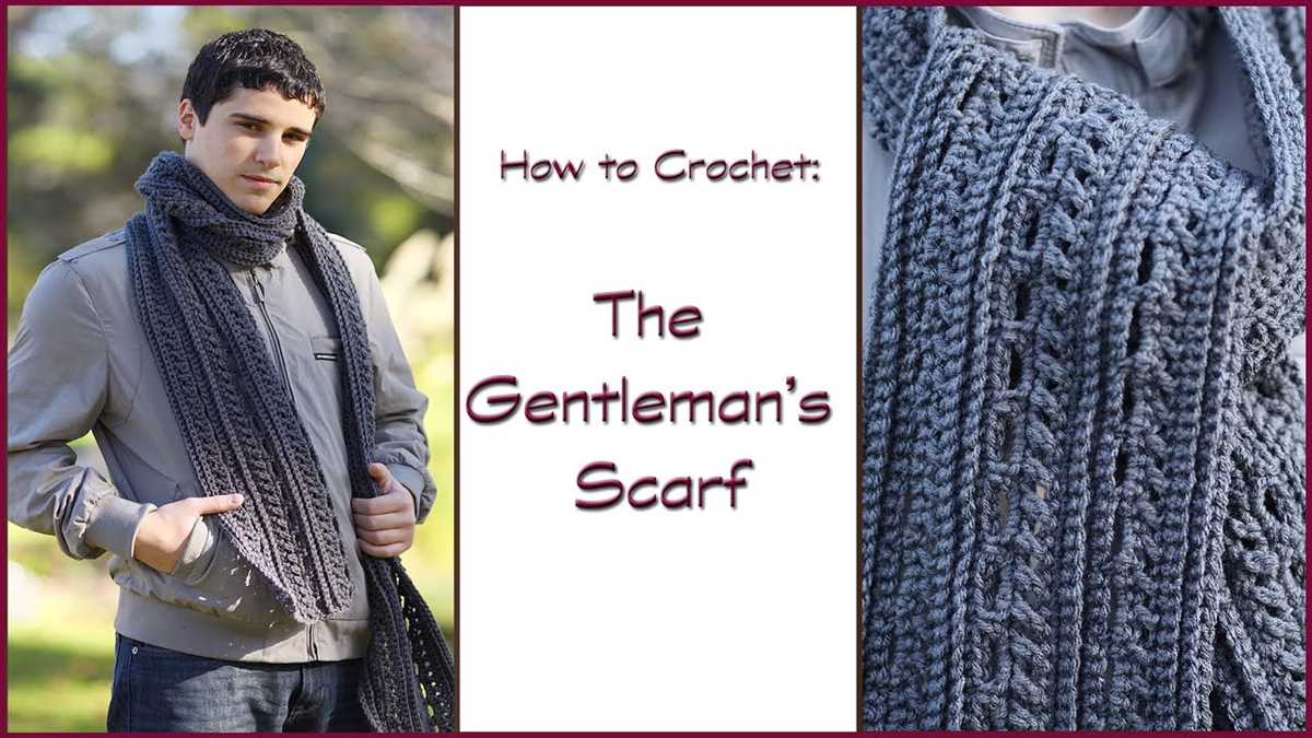 Free easy knitting patterns mens scarf