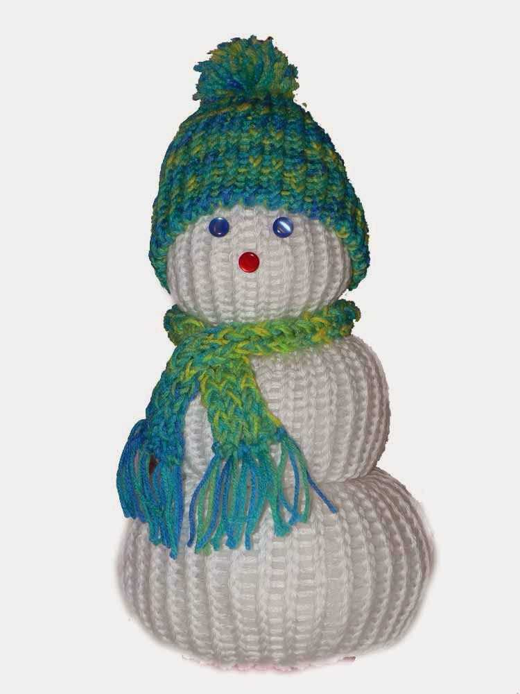 Free easy snowman knitting pattern