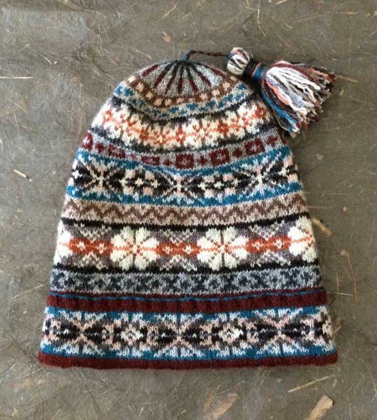 Free fair isle hat knitting patterns