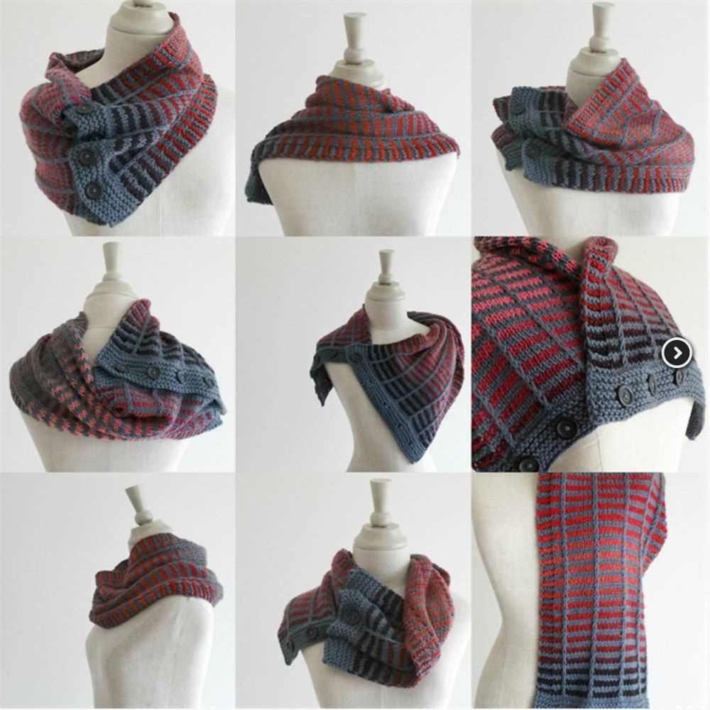 Free knit neck warmer pattern