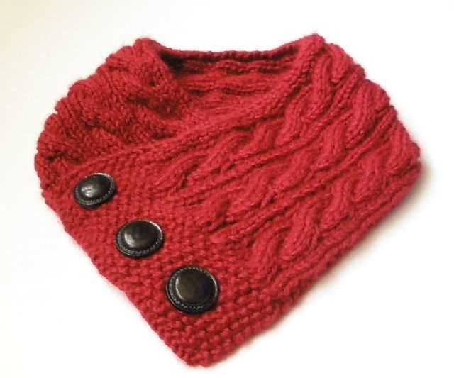 Free knit neck warmer pattern