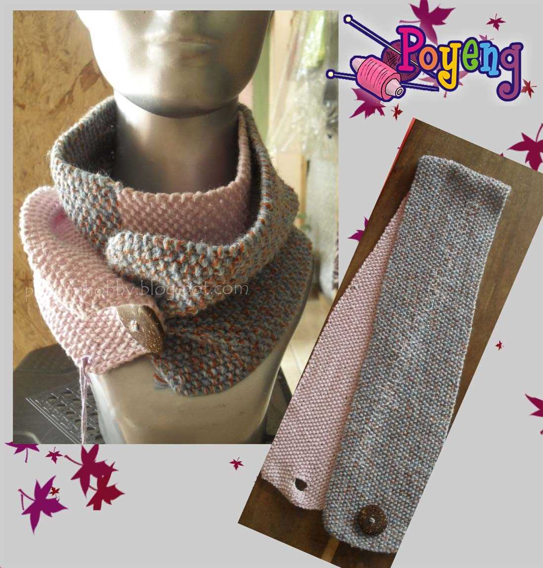 Free knit neck warmer pattern